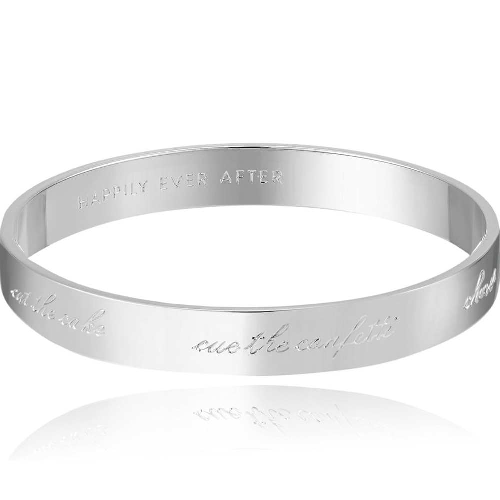 $58 Kate Spade idiom  "Happily Ever After" Bridal Idiom Bangle Bracelet